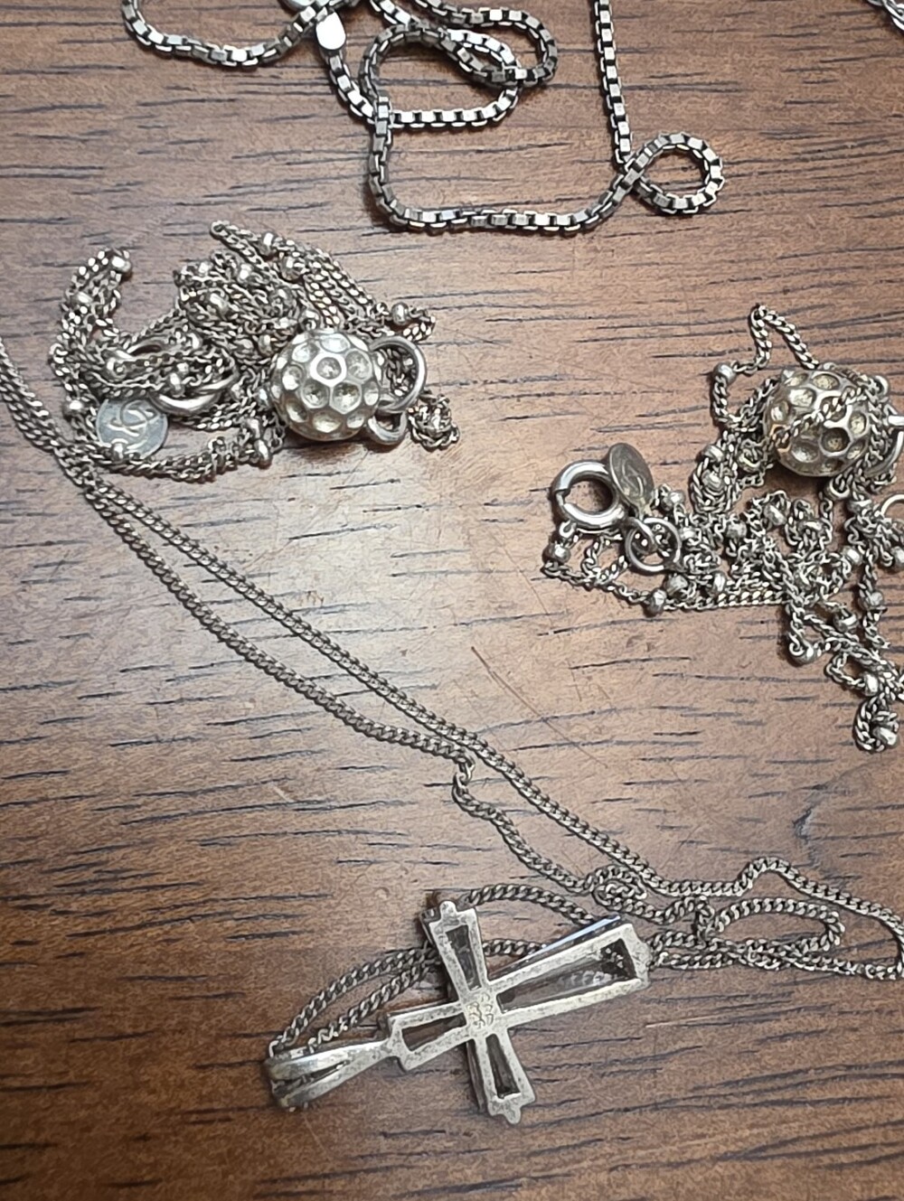 925 Sterling Silver Scrap & Wearable Bundle Estate Lot, 1 585/14kt Earring Back - Picture 6 of 12